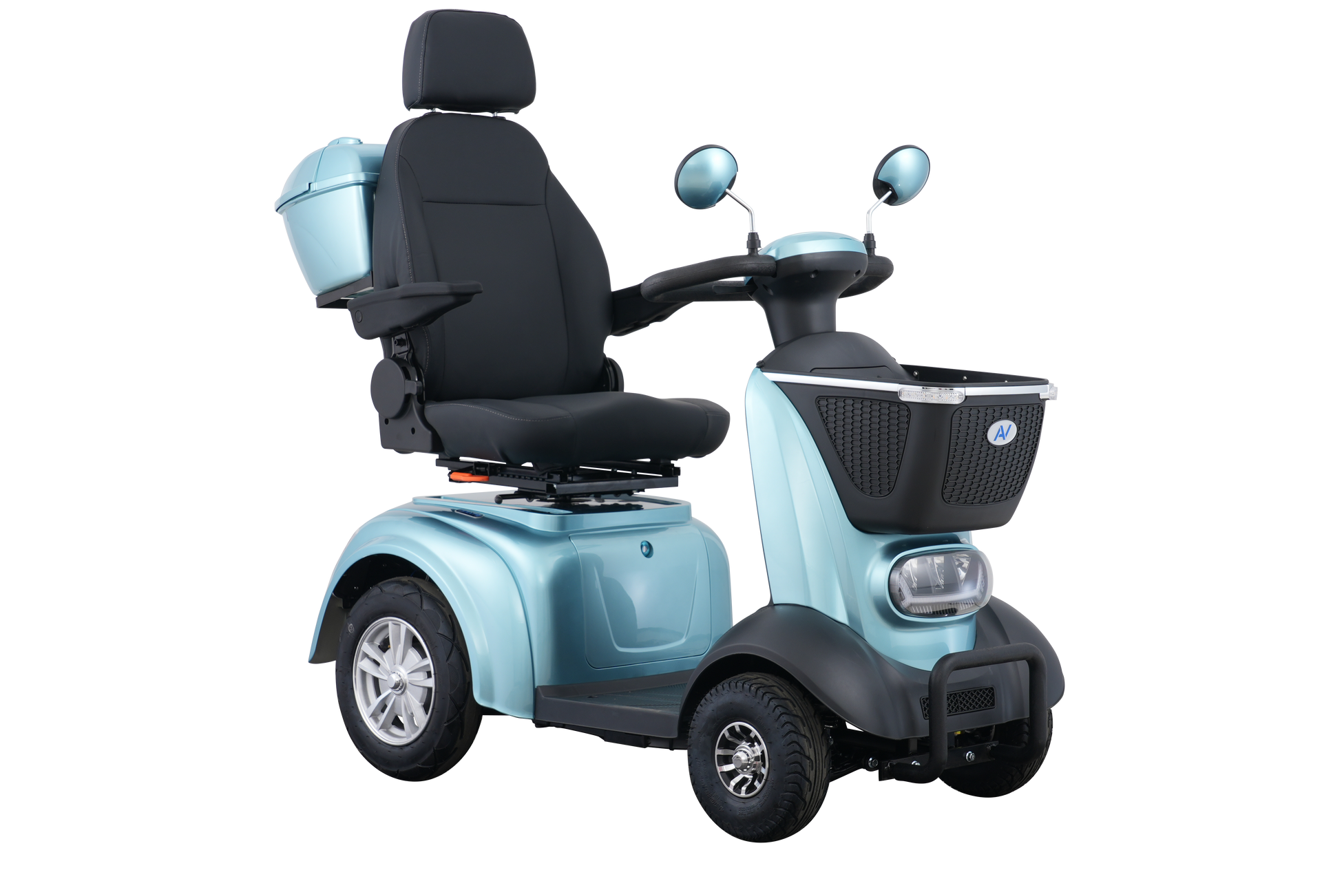 Padded high-back seat on the Avantis Traveller.