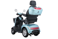 Rear Shocks: Dual rear shock absorbers on the Avantis Traveller ensuring a smooth ride on uneven terrain.