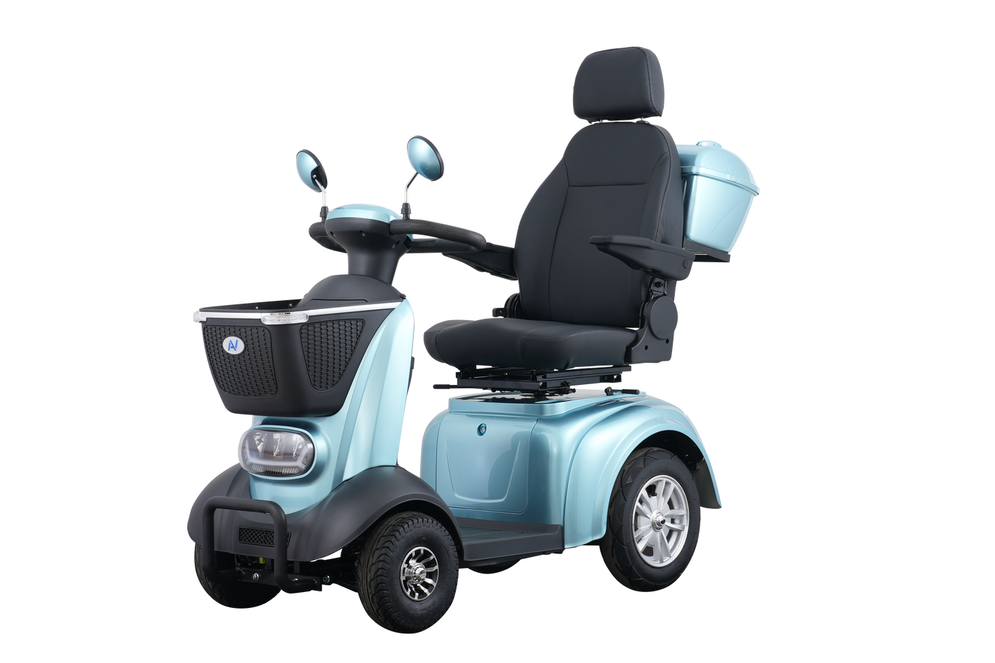 Armrests: Adjustable and flip-up padded armrests on the Avantis Traveller for easy side entry.